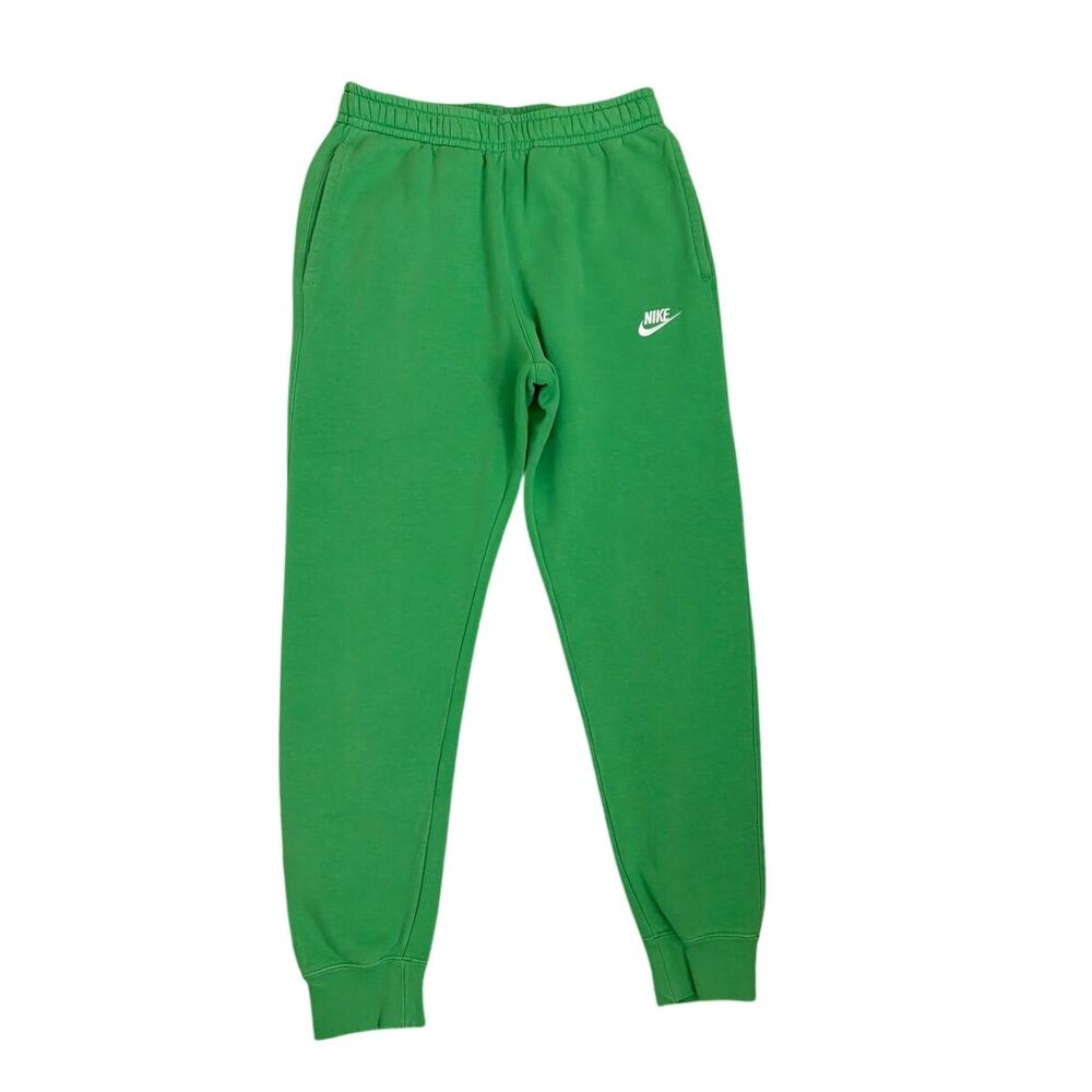 Nike Sportswear Club Fleece Green Matching Hoodie Jogger Sweat Suit Men's Small - Picture 4 of 5